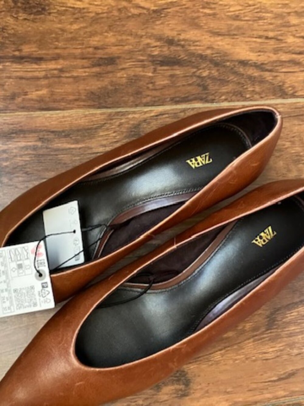 Z A R A kitten heel S i z e 3 8
